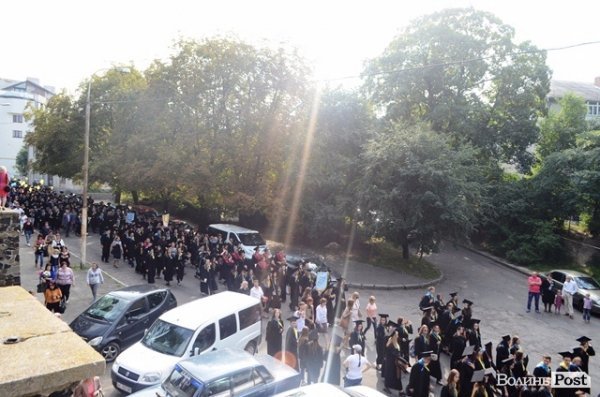 Інавгураційне відкриття та посвята першокурсників СНУ імені Лесі Українки. ФОТО