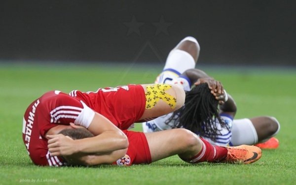 Як «Волинь» боролася з «Динамо». ФОТО