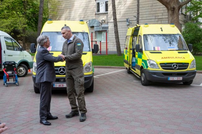 Кличко зустрівся з мером Брюсселя Філіпом Клозом. ФОТО