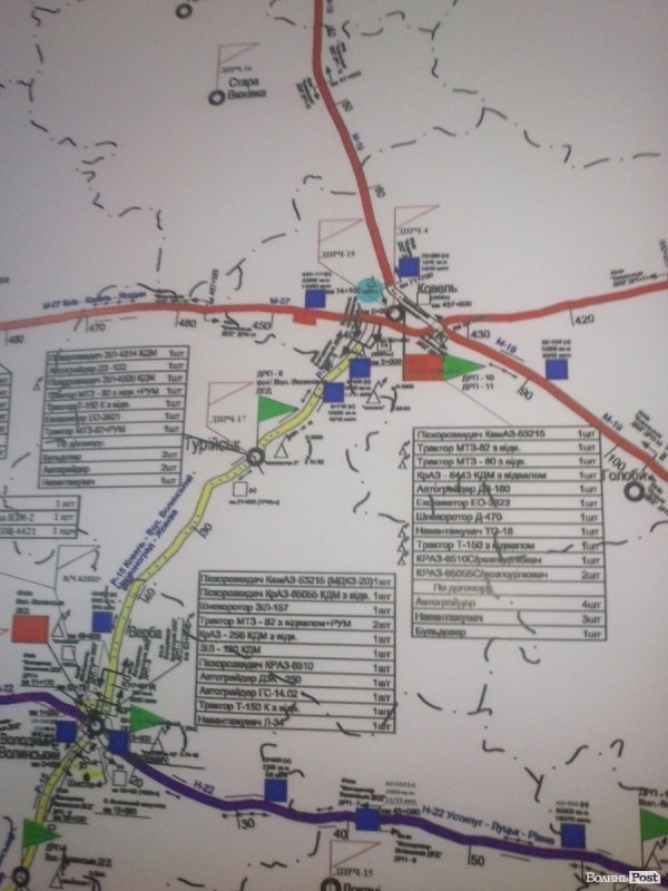 Куди їхати водіям під час заметів на Волині. ФОТО