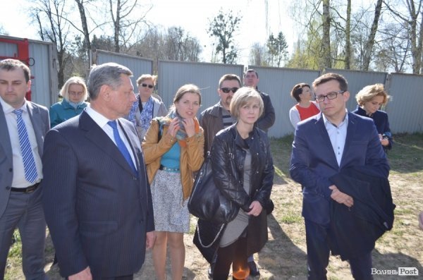 У Луцьку поляки проінспектували хід реконструкції міського зоопарку. ФОТО