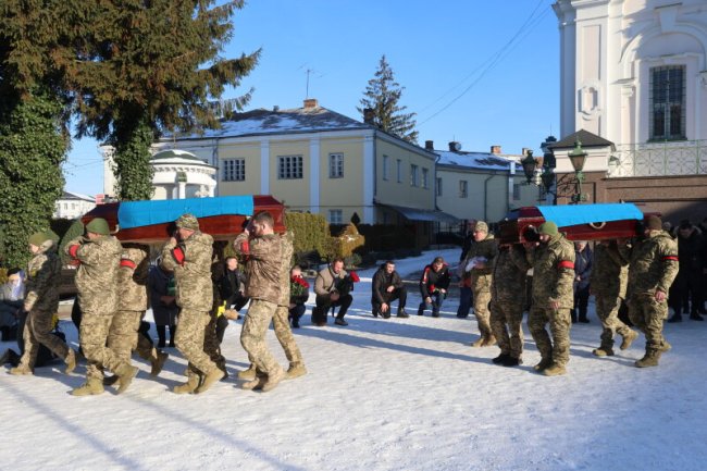 У Луцьку попрощалися з двома Героями, які загинули, захищаючи Україну