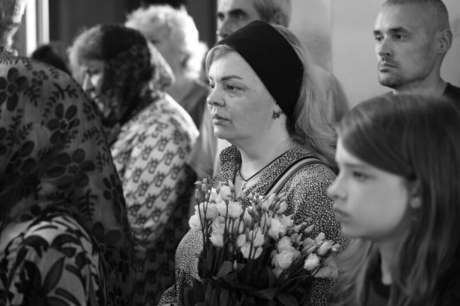 Лучани віддали останню шану полеглому на війні земляку