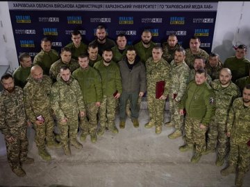 Зеленський нагородив воїнів 14 ОМБр. ФОТО