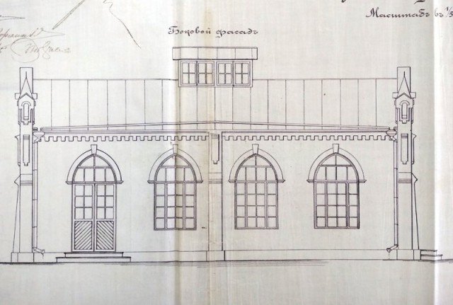 Бічний фасад першої луцької електростанції