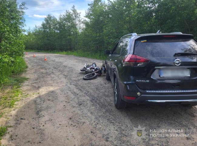 Аварії на Волині: травмувалися мотоциклісти та велосипедист