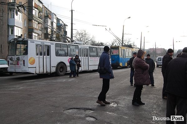 У Луцьку страйкують тролейбусники. ДОПОВНЕНО