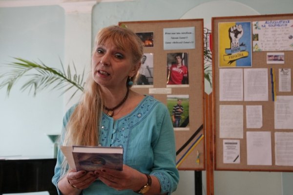 Антивоєнна акція в луцькому музеї. ФОТО