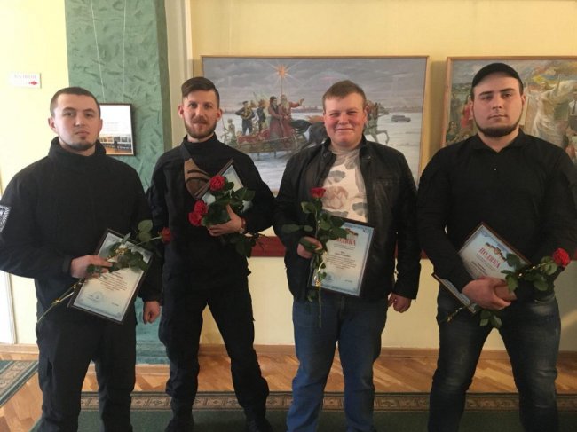 Волинських нацдружинників нагородили грамотами