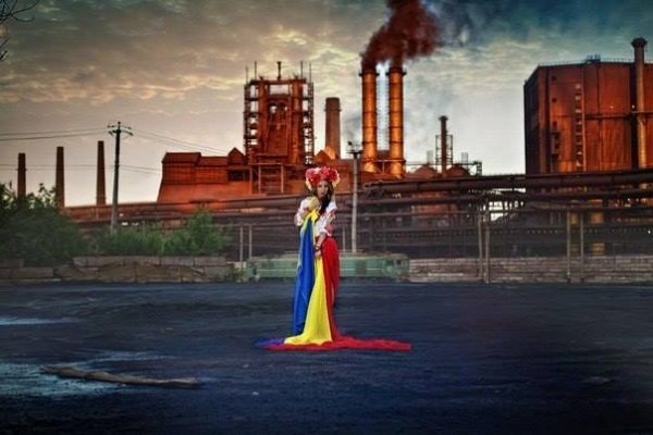 На Луганщині підтримали ідею єдиної України. ФОТО