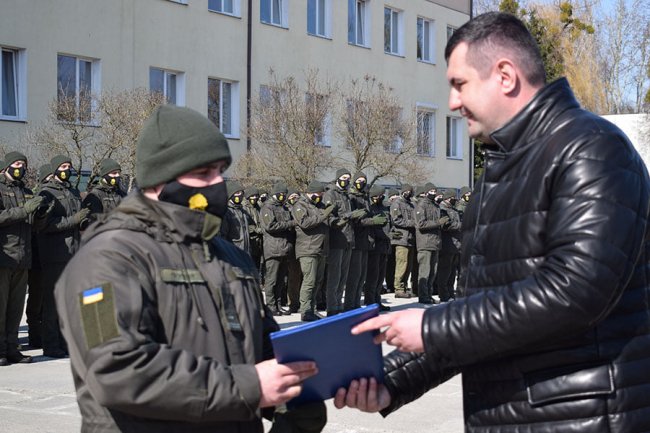 У військовій частині 1141 у Луцьку відзначили 7 річницю створення Нацгвардії України