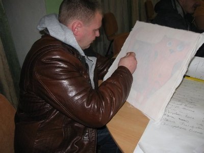 На Андріївських вечорницях волинських бійців пригощали варениками. ФОТО