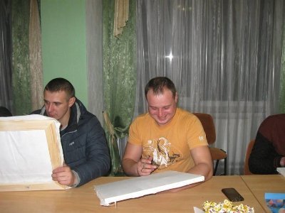 На Андріївських вечорницях волинських бійців пригощали варениками. ФОТО