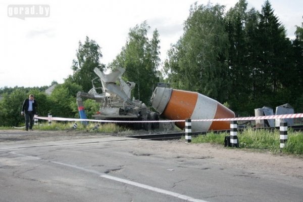 Аварія українського потягу в Білорусі. ФОТО