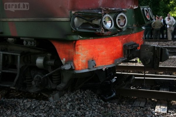 Аварія українського потягу в Білорусі. ФОТО