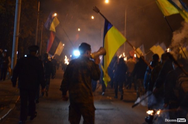 У Луцьку відбулася смолоскипна хода на честь річниці УПА. ФОТО. ВІДЕО