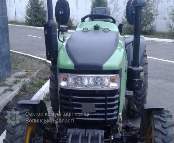 На Волині викрили групу «угонщиків» тракторів 