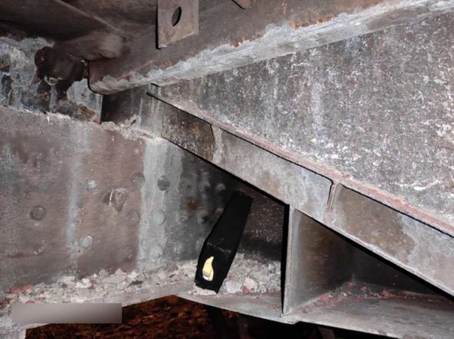 На Волині контрабанду знайшли у вантажному потязі. ФОТО