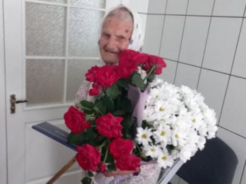 На Волині привітали ювілярку зі сторіччям.ФОТО