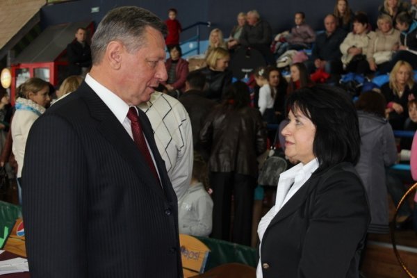 У Луцьку побувала відома гімнастка. ФОТО