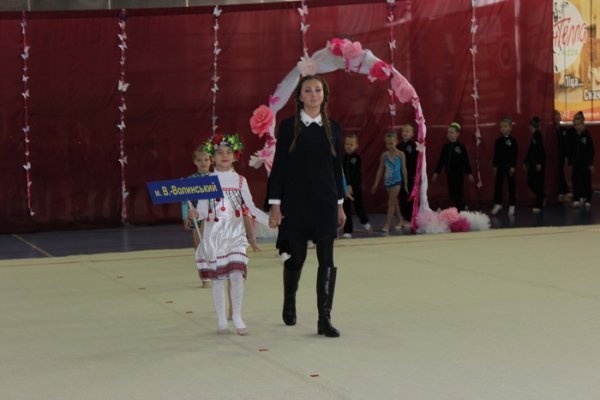 У Луцьку побувала відома гімнастка. ФОТО