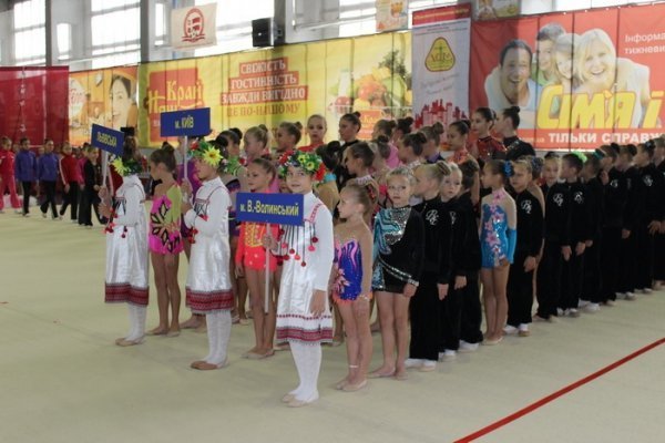 У Луцьку побувала відома гімнастка. ФОТО