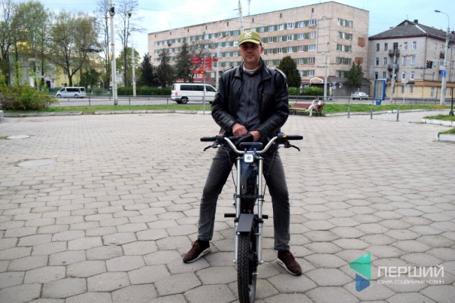 Лучанин за три місяці сконструював електробайк. ФОТО