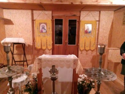 У селі на Волині священик УПЦ МП облаштував «церкву» у своєму гаражі. ФОТО