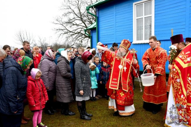У селі на Волині прихильники УПЦ (МП) відзначили престольне свято. ФОТО