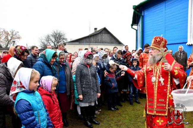 У селі на Волині прихильники УПЦ (МП) відзначили престольне свято. ФОТО