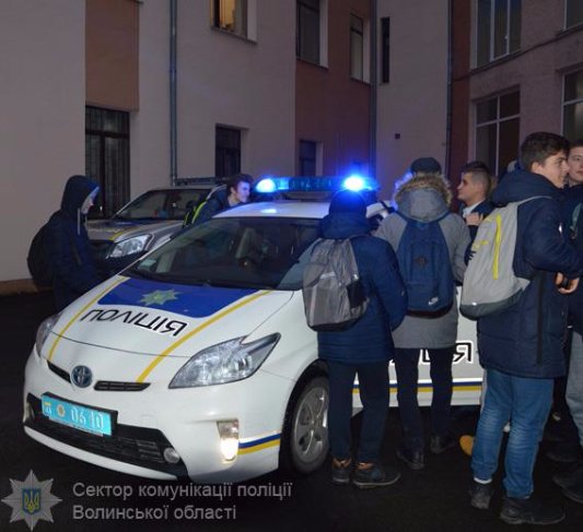 Студенти побували в гостях у волинських поліцейських