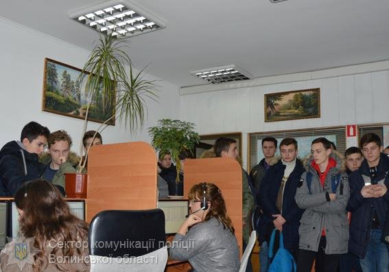 Студенти побували в гостях у волинських поліцейських