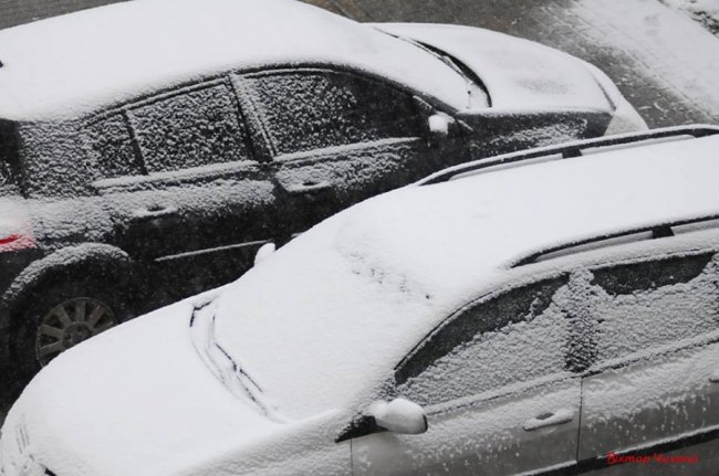 Фотограф показав засніжений Луцьк