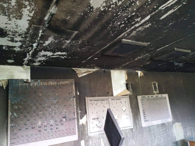 У волинській школі згорів кабінет хімії. ФОТО