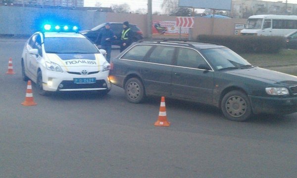 Луцькі патрульні потрапили в ДТП. ФОТО