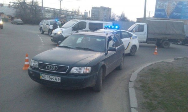 Луцькі патрульні потрапили в ДТП. ФОТО