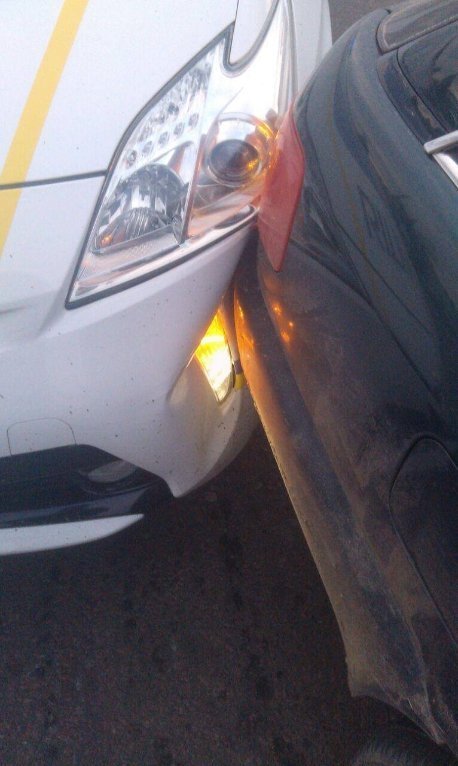 Луцькі патрульні потрапили в ДТП. ФОТО