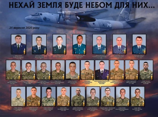 Оприлюднили список загиблих в авіакатастрофі під Харковом