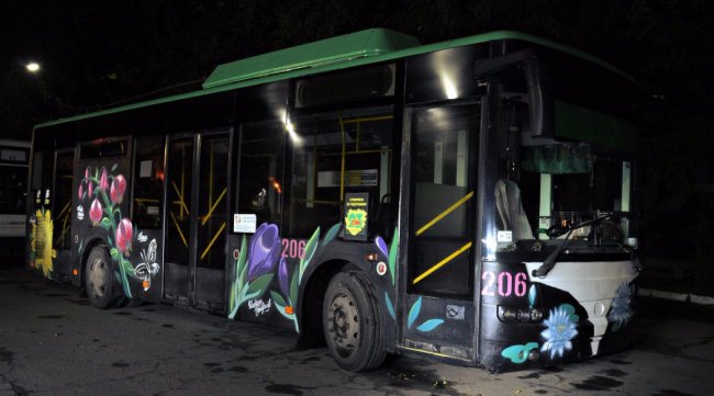 У Луцьку їздитимуть «квіткові» тролейбуси 