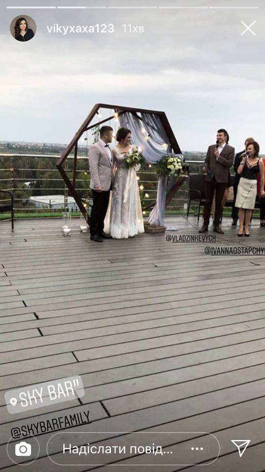 З'явилися перші фото з весілля відомої луцької режисерки