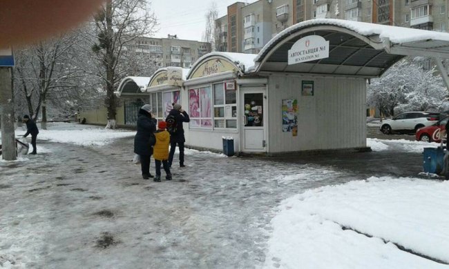 Луцьких підприємців змусили розчистити зупинки від снігу