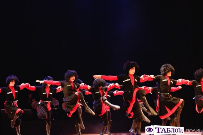 Легендарний балет «Сухішвілі» феєрично виступив у Луцьку. ФОТО