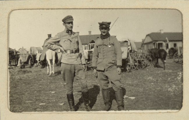 Польська піхота. Село Троянівка, 1915 р.