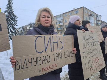 На Волині відбулася акція на підтримку полонених воїнів ЗСУ