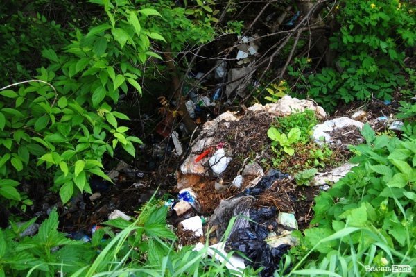 У Луцьку величезне сміттєзвалище «не помічають» більше 10 років