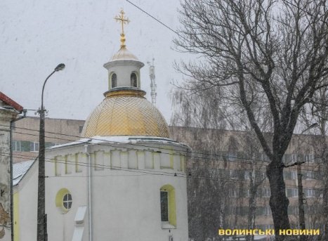 Луцьк у хуртовині. ФОТО
