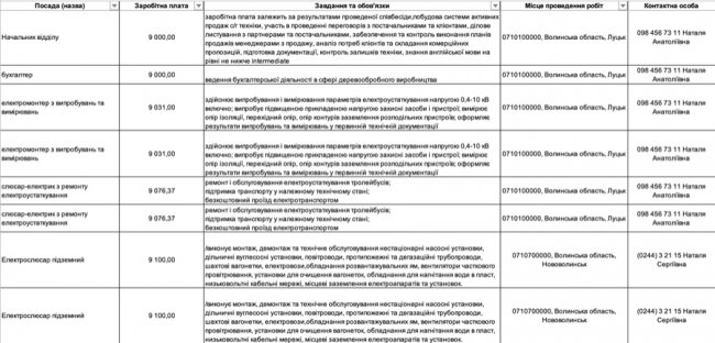 Де, скільки та за що на Волині готові платити від 8-ми до 30-ти тисяч гривень в місяць: ТОП вакансій 