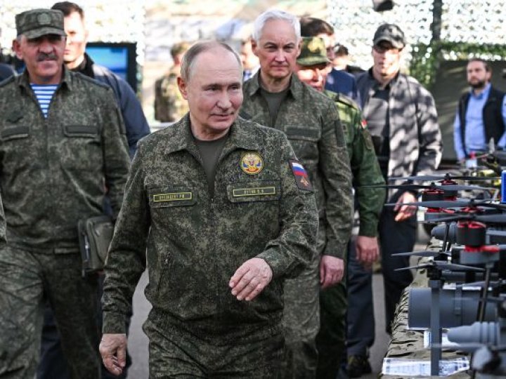 Путін з'явився у військовій формі на завершення російсько-білоруських навчань, - ISW 