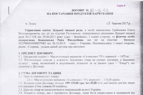 Все краще - дітям: як у Луцьку «обходять» тендери на купівлю масла