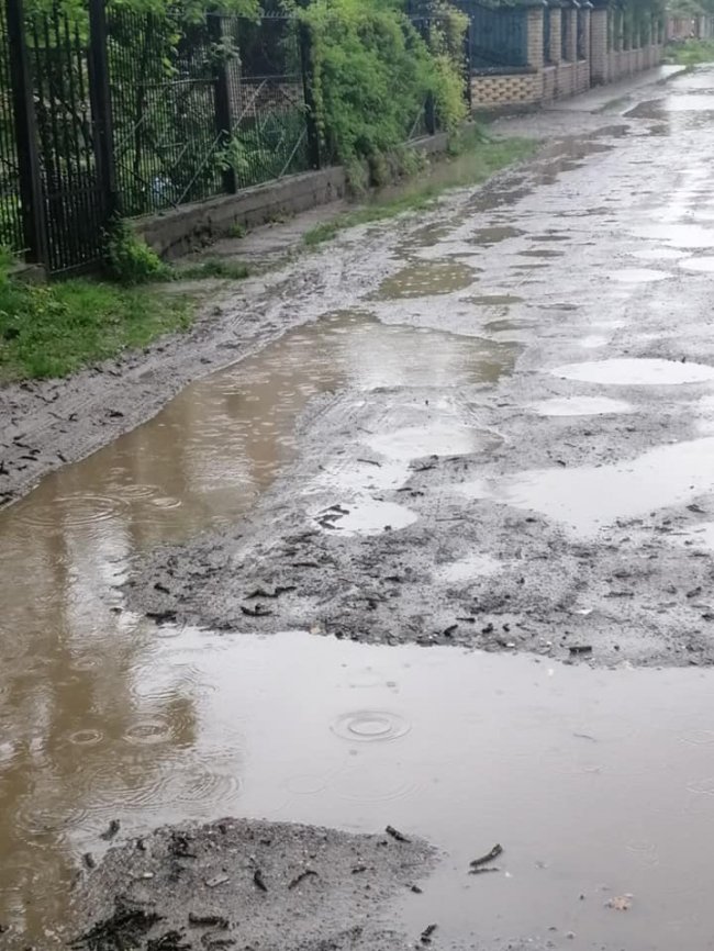 Лучанка показала, як після дощу виглядає вулиця, яку не так давно відремонтували. ФОТО